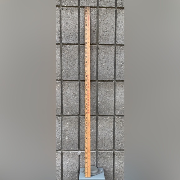 Mid Century Vintage Consumers Bldg Supply Ishpeming Michigan Wooden Yardstick - Picture 4 of 16